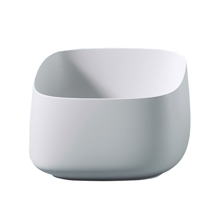 ARTCERAM COGNAC Раковина настольная Quadro 43×43 см, цвет белый, покрытие Saniglaze