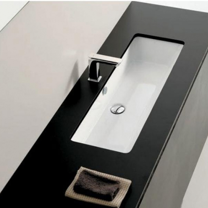 Artceram WASHBASINS GEA  Раковина встраиваемая снизу 90х33 см, без отв под смеситель,  без крепежа A