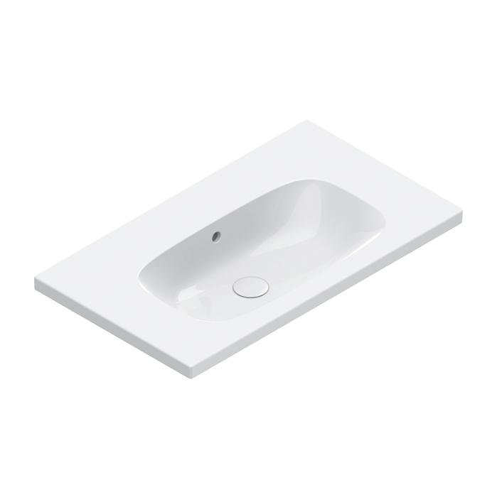Catalano ALVEA Раковина 80×46, без отв. под смеситель, покрытие Cataglaze+, цвет белый глянцевый
