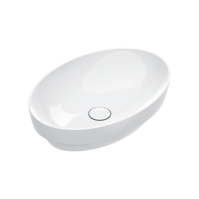 Catalano SFERA Раковина 58×40 h14 встраиваемая, без отв. под смеситель, покрытие Cataglaze+, цвет бе
