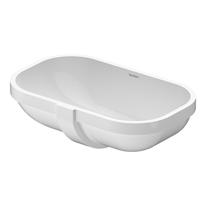 Duravit D-Code Раковина врезная снизу 525х320хh175 мм, с переливом, без отв под смеситель, вкл крепл