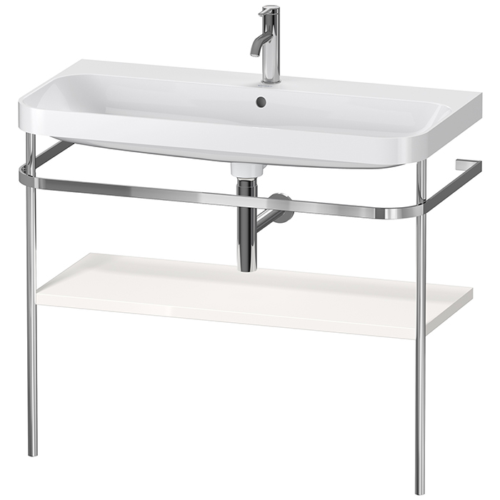 Duravit Happy D.2 Plus Консоль напольная с умывальником 975х490х850 мм, с 1 отв под смесит, 1 ящик,