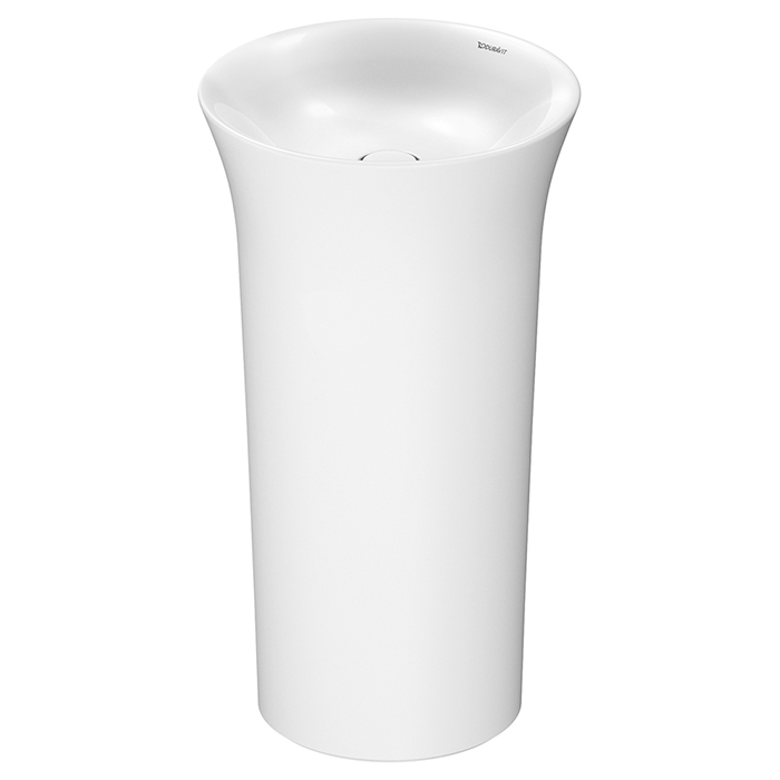 Duravit White Tulip Раковина 500  мм напольная, без отв под смес, с керам крышкой, без перелива, сиф