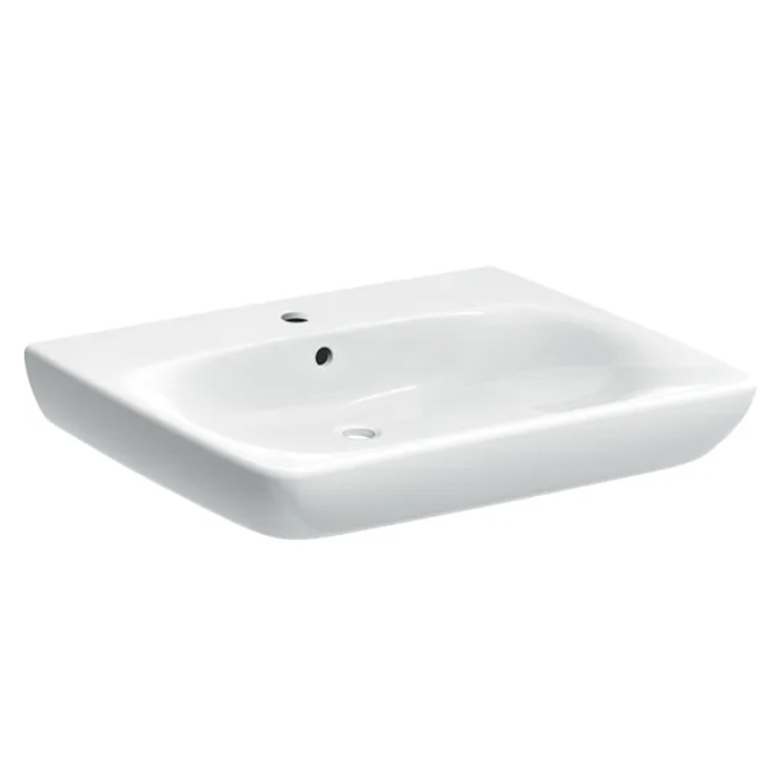 Geberit Selnova Comfort Раковина 650х550х160 мм с 1 отв. под смеситель, для ММГН, цвет белый глянцев