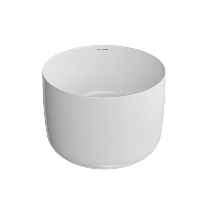 Kerama Marazzi Раковина MAGICA накладная 42,5*42,5*30,5см, без отв. под смеситель, без перелива, бел