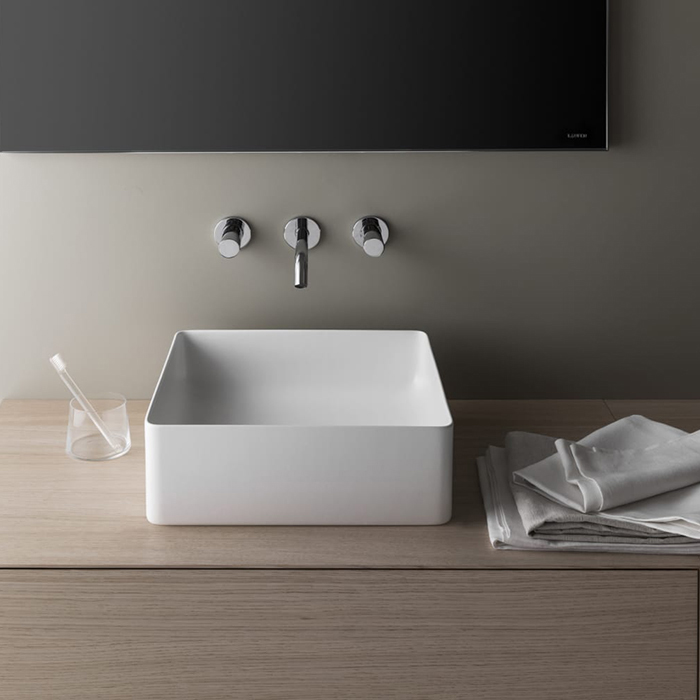 LAUFEN LIVING SQUARE Раковина квадратная 360х360х130 мм без отв. под смеситель,без перелива, цвет: б