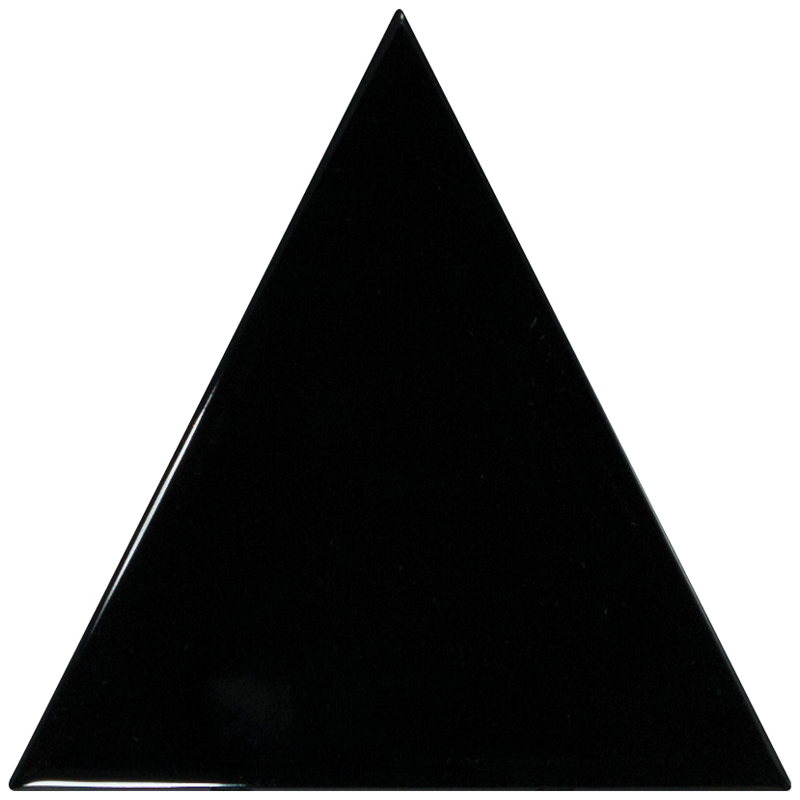 Плитка Equipe 23821 SCALE TRIANGOLO Black 10,8х12,4 см