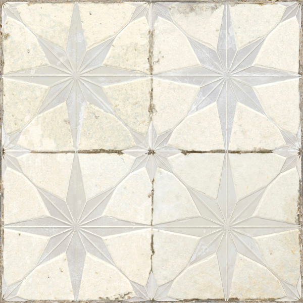 Плитка керамическая напольная 38189 FS STAR White LT 45х45х0,95 см