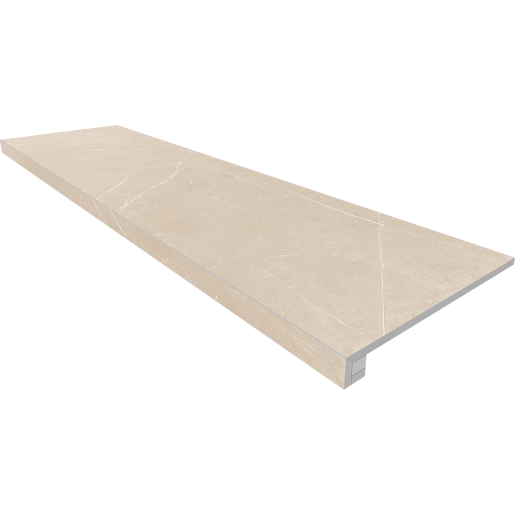 Estima Нолана Комплект (Ступень NL01 (33×120) непол. (прямоугол. бортик) без насечек + Подступенок (