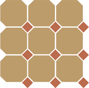 Гранит керамический 4403 OCT04-1Ch Yellow OCTAGON 03/Caramel Dots 04 30×30 см