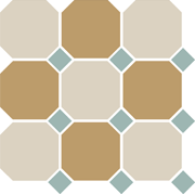 Гранит керамический 4416+03 OCT13-B White 16 Yellow 03 OCTAGON/Turquoise 13 Dots 30×30 см