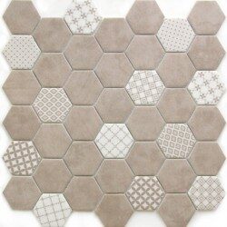 Мозаика BONAPARTE Avon d48*6 302*300