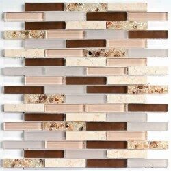 Мозаика BONAPARTE Shell Stone 8*15*73 300*300