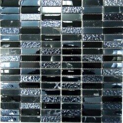 Мозаика BONAPARTE Super Line (black) 300*300