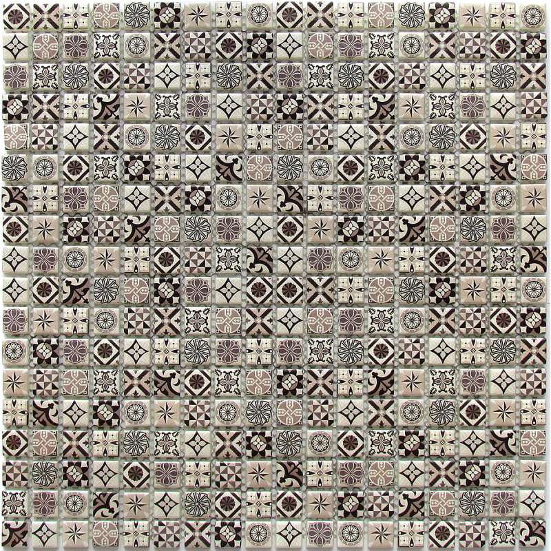 Мозаика BONAPARTE Xindi Grey 6*15*15 300*300
