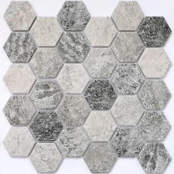 Мозаика BONAPARTE Olmeto Grey 6*51*59 282*271