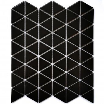 Мозаика BONAPARTE Reno Black matt 6*39*45 252*291