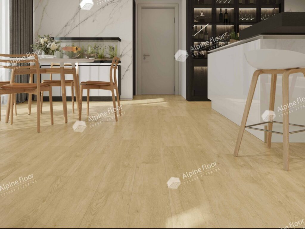 LVT ALPINE FLOOR Easy Line Дуб  Кремовый ECO 3-23 18,4×121,9 Клеевой