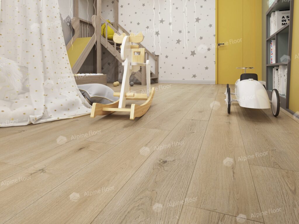LVT ALPINE FLOOR Easy Line Дуб Миндальный ЕСО 3-27 18,4×121,9 Клеевой