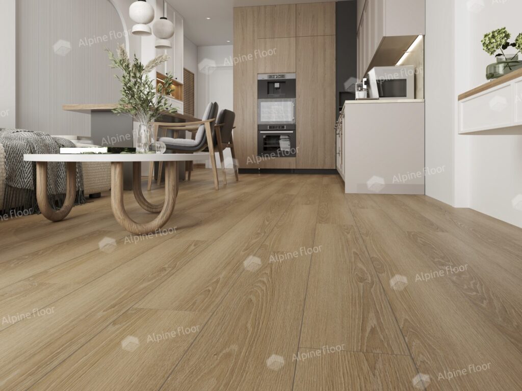 LVT ALPINE FLOOR Easy Line Дуб Сантана ЕСО 3-38 18,4×121,9 Клеевой