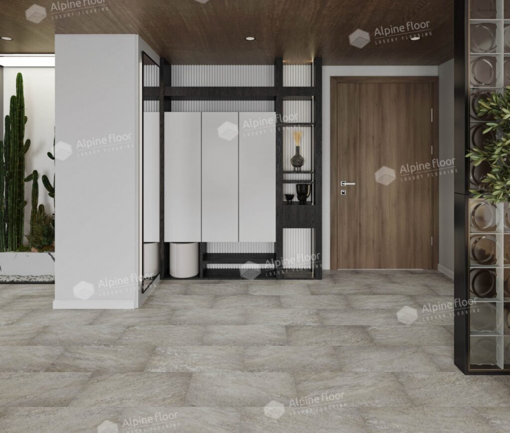 SPC ALPINE FLOOR Stone Mineral Core Шеффилд (без подложки) ECO 4-13 MC 30,48×60,96 Замковый