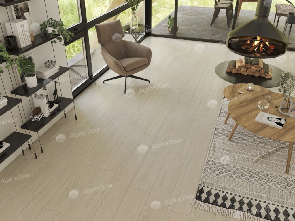 LVT ALPINE FLOOR Ultra Дуб Снежный ECO 5-14 18,4×121,9 Клеевой