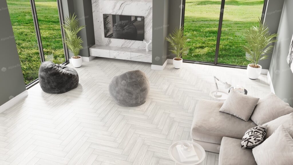 SPC ALPINE FLOOR Light Parquet Дуб Арктик ЕСО 13-4 MC 12,5×60 Замковый