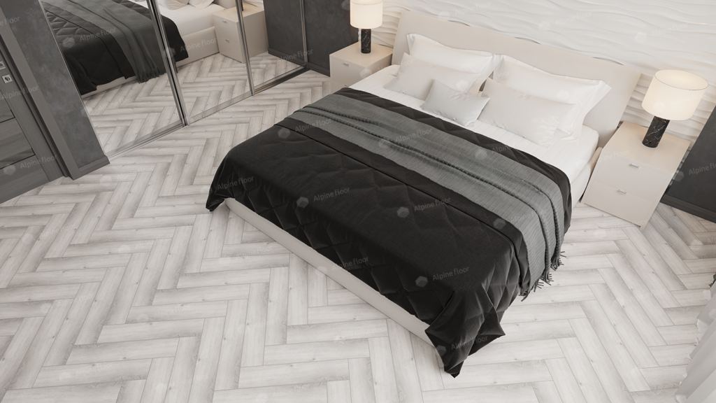 SPC ALPINE FLOOR Light Parquet Дуб Альхена ЕСО 13-12 MC 12,5×60 Замковый