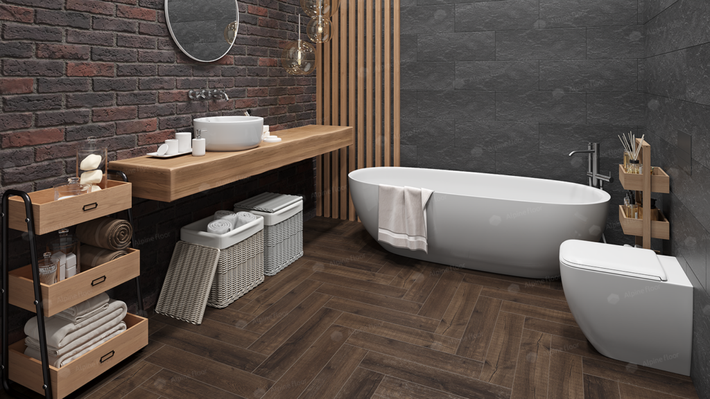 SPC ALPINE FLOOR Light Parquet Дуб Альферац ЕСО 13-22 MC 12,5×60 Замковый
