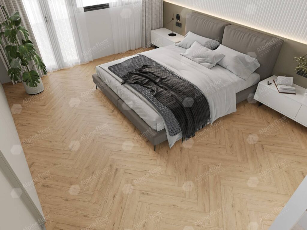 SPC ALPINE FLOOR Light Parquet Дуб Ригель ЕСО 13-24 MC 12,5×60 Замковый