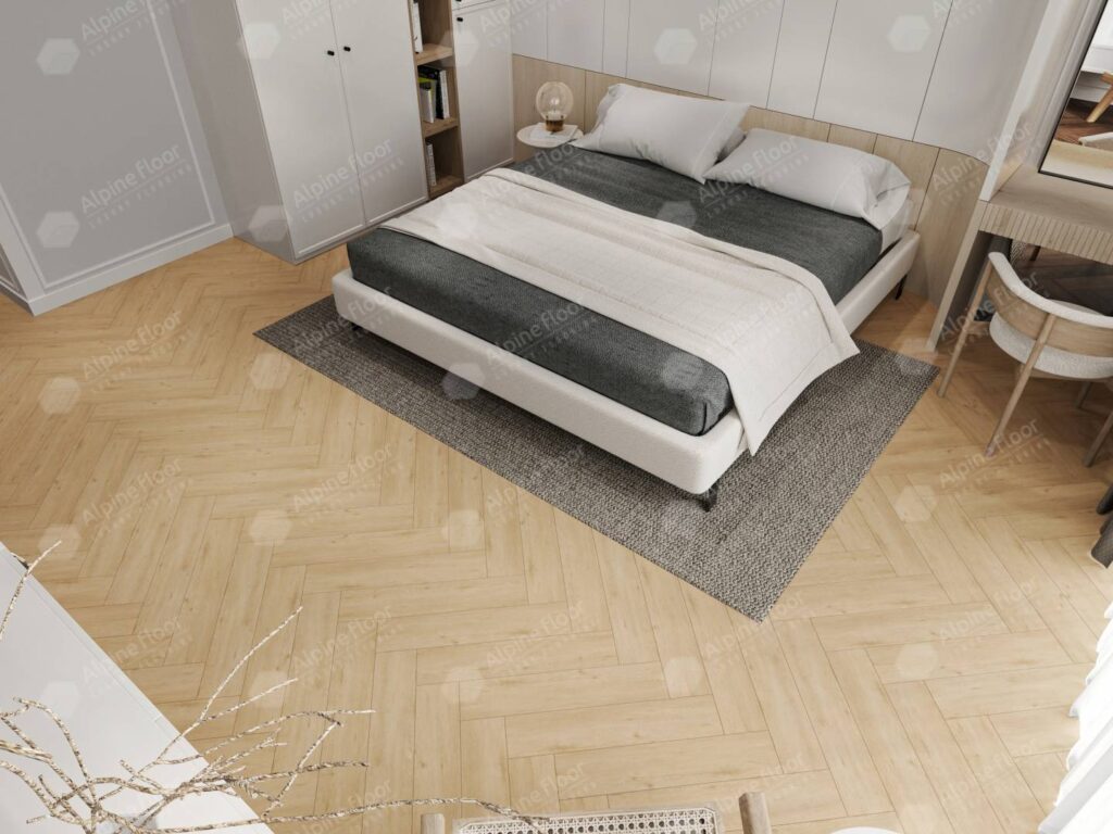 SPC ALPINE FLOOR Light Parquet Дуб Лесат ЕСО 13-26 MC 12,5×60 Замковый