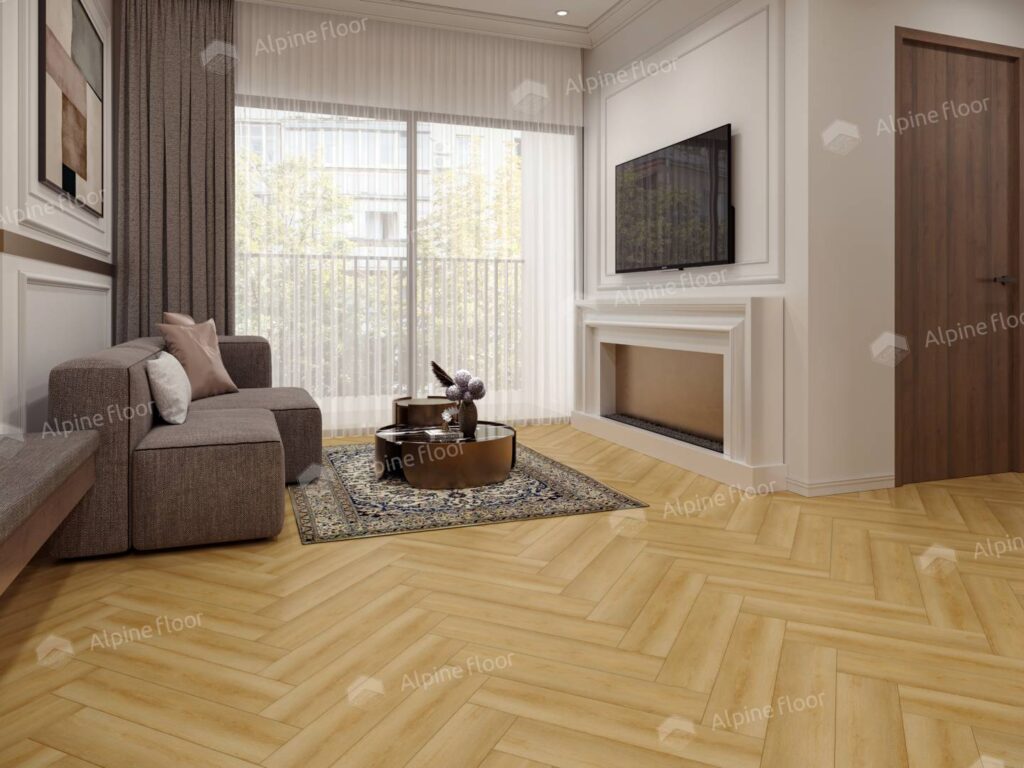 SPC ALPINE FLOOR Light Parquet Дуб Батейн ЕСО 13-29 MC 12,5×60 Замковый