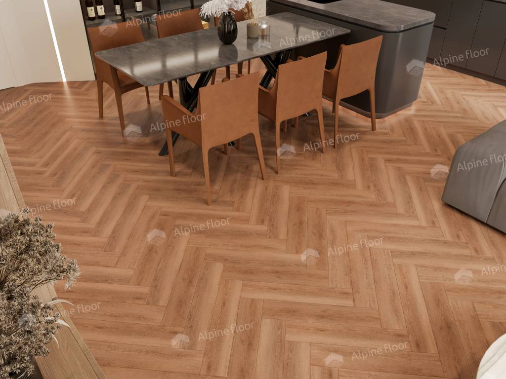 SPC ALPINE FLOOR Light Parquet Дуб Капелла ЕСО 13-31 MC 12,5×60 Замковый
