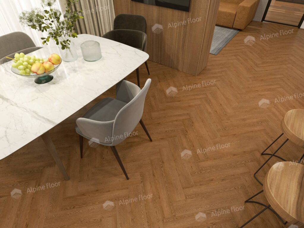 SPC ALPINE FLOOR Light Parquet Дуб Селена ЕСО 13-32 MC 12,5×60 Замковый