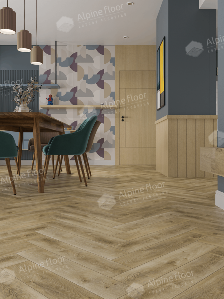 SPC ALPINE FLOOR Light Parquet Дуб Кастор ЕСО 13-34 MC 12,5×60 Замковый