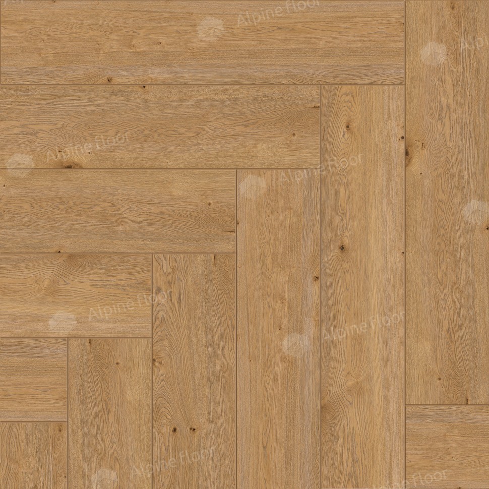 SPC ALPINE FLOOR Light Parquet Дуб Хатиса ЕСО 13-27 MC 12,5×60 Замковый