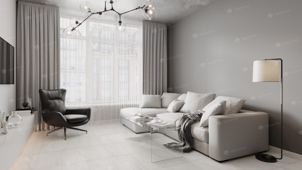LVT ALPINE FLOOR Light Stone Брайс ECO-15-7 30,3×60,8 Клеевой