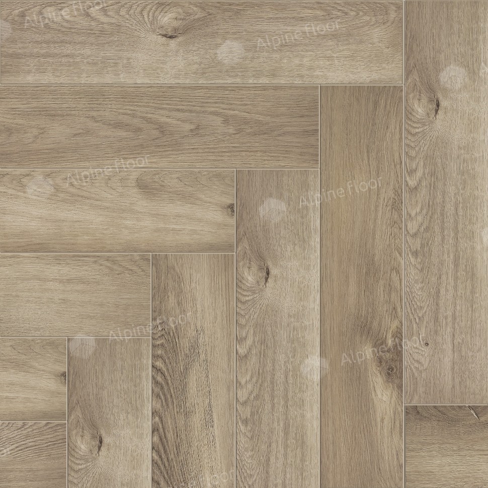 LVT ALPINE FLOOR Parquet LVT Натуральный Первозданный Дуб Отбеленный ECO-16-5 11,8×59 Клеевой