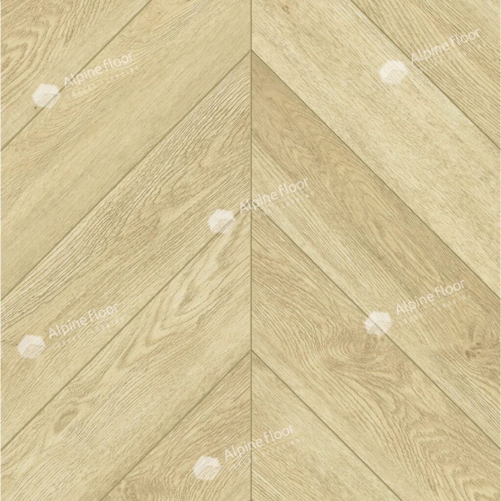 SPC ALPINE FLOOR Chevron Alpine Дуб Ваниль Селект ECO 18-2 MC 12,7×60 Замковый