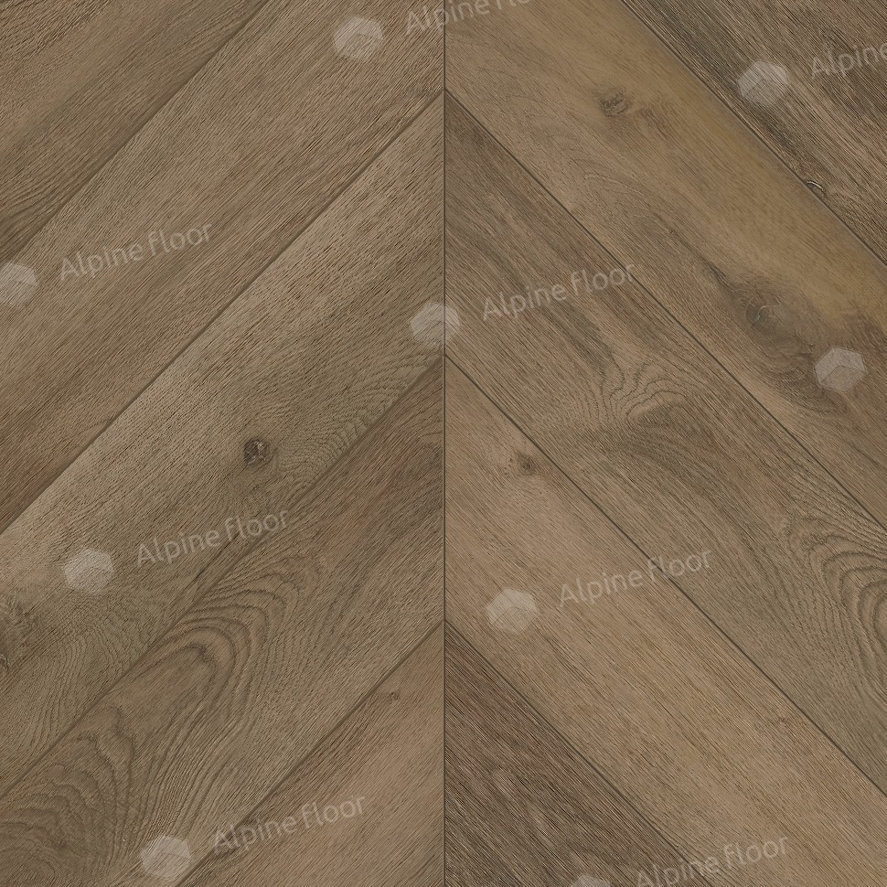 SPC ALPINE FLOOR Chevron Alpine Дуб Насыщенный ECO 18-4 MC 12,7×60 Замковый