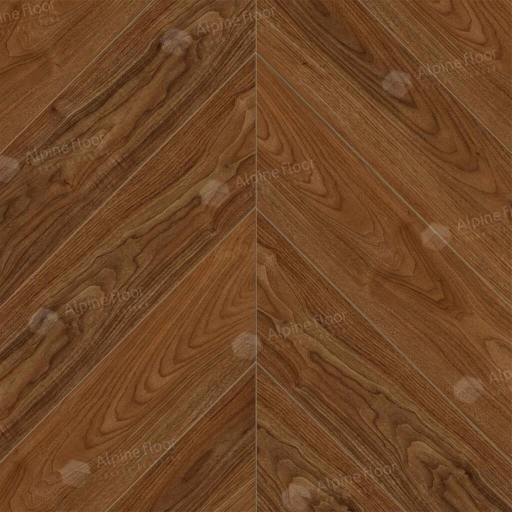 SPC ALPINE FLOOR Chevron Alpine Орех Нойер ECO 18-22 MC 12,7×60 Замковый