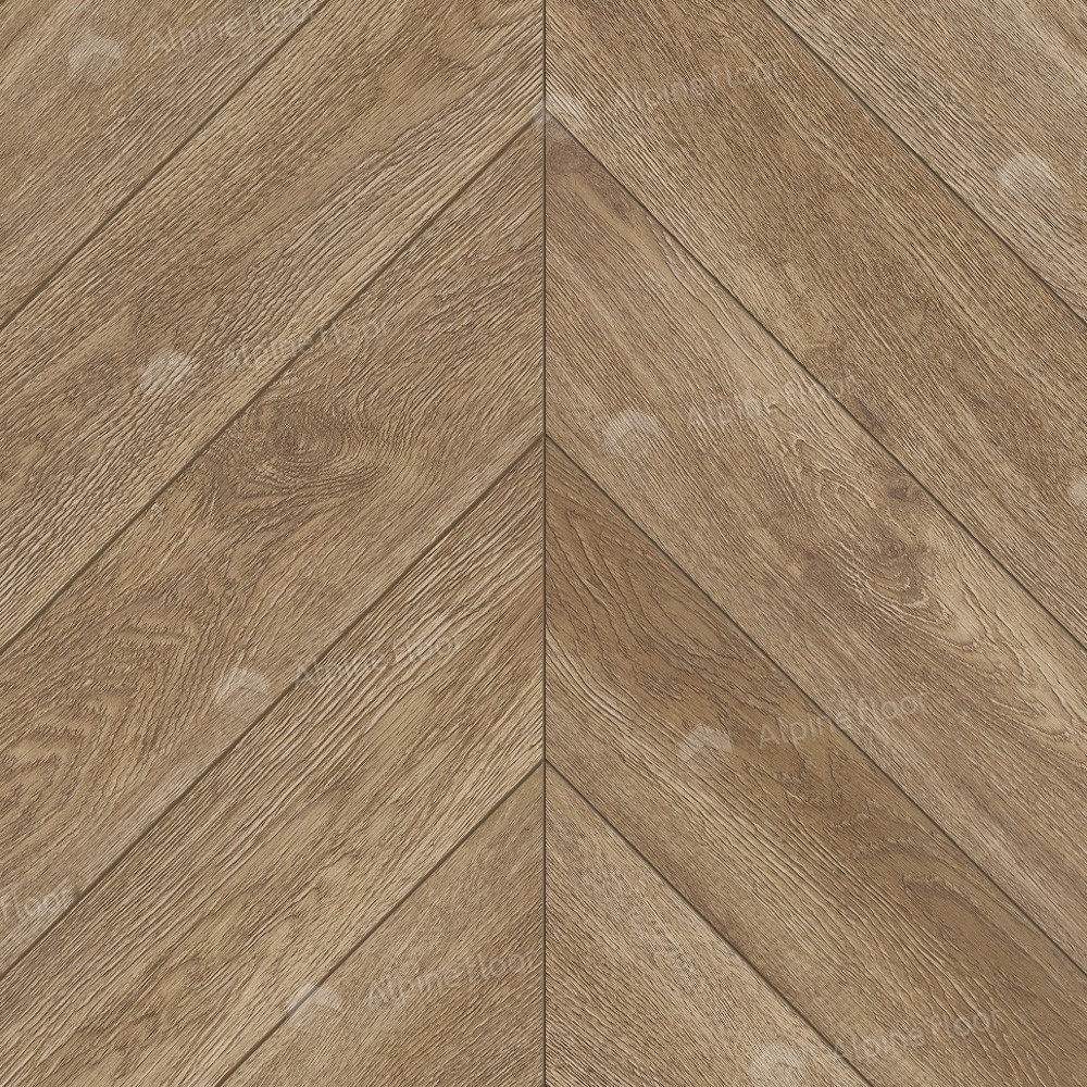 LVT ALPINE FLOOR Chevron Alpine LVT Макадамия Шеврон Chevron ECO 20-5 12,7×55,5 Клеевой