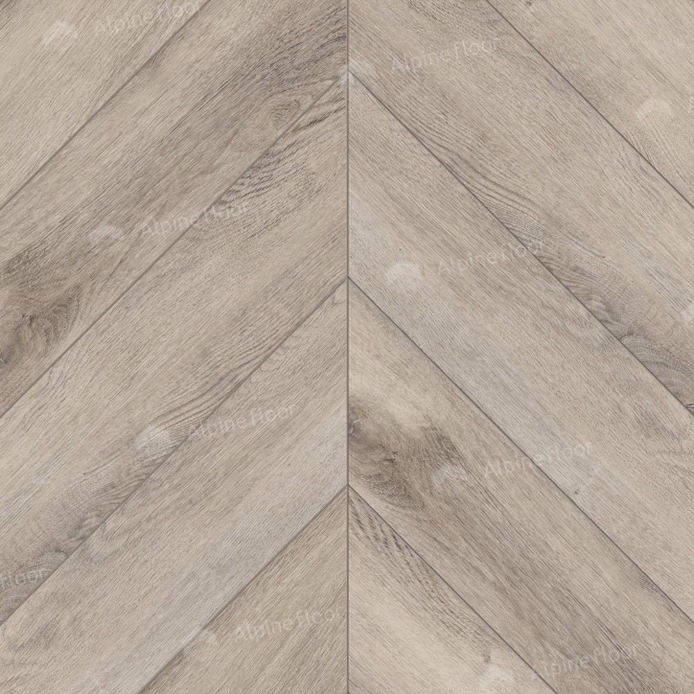 LVT ALPINE FLOOR Chevron Alpine LVT Дуб Исида Шеврон Chevron ECO 20-8 12,7×55,5 Клеевой