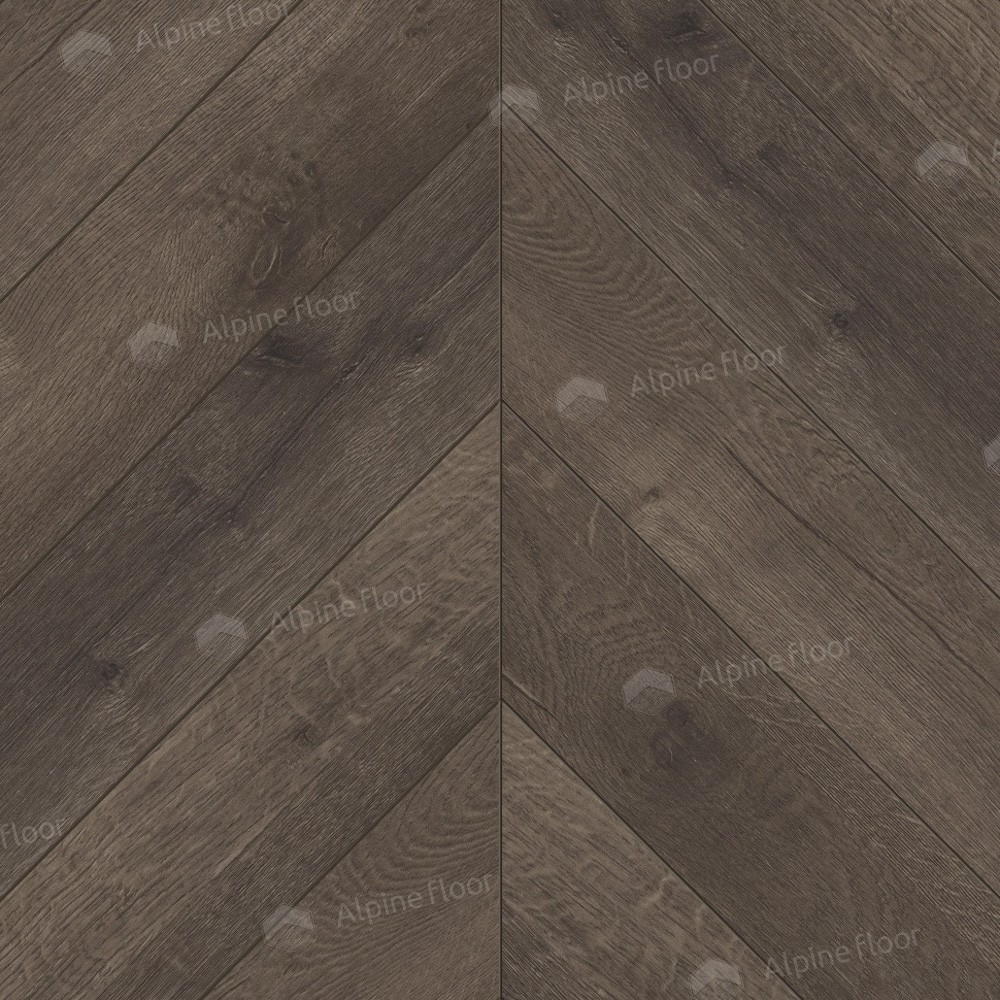 LVT ALPINE FLOOR Chevron Alpine LVT Дуб Антарес Шеврон Chevron ECO 20-9 12,7×55,5 Клеевой