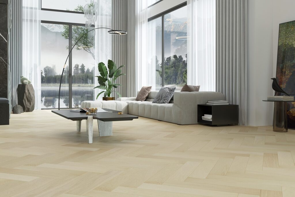 Кварцевый паркет QUARTZ PARQUET Английская Ёлка Дуб Испанский 33-404 24564 12,7×63,5 Замковый