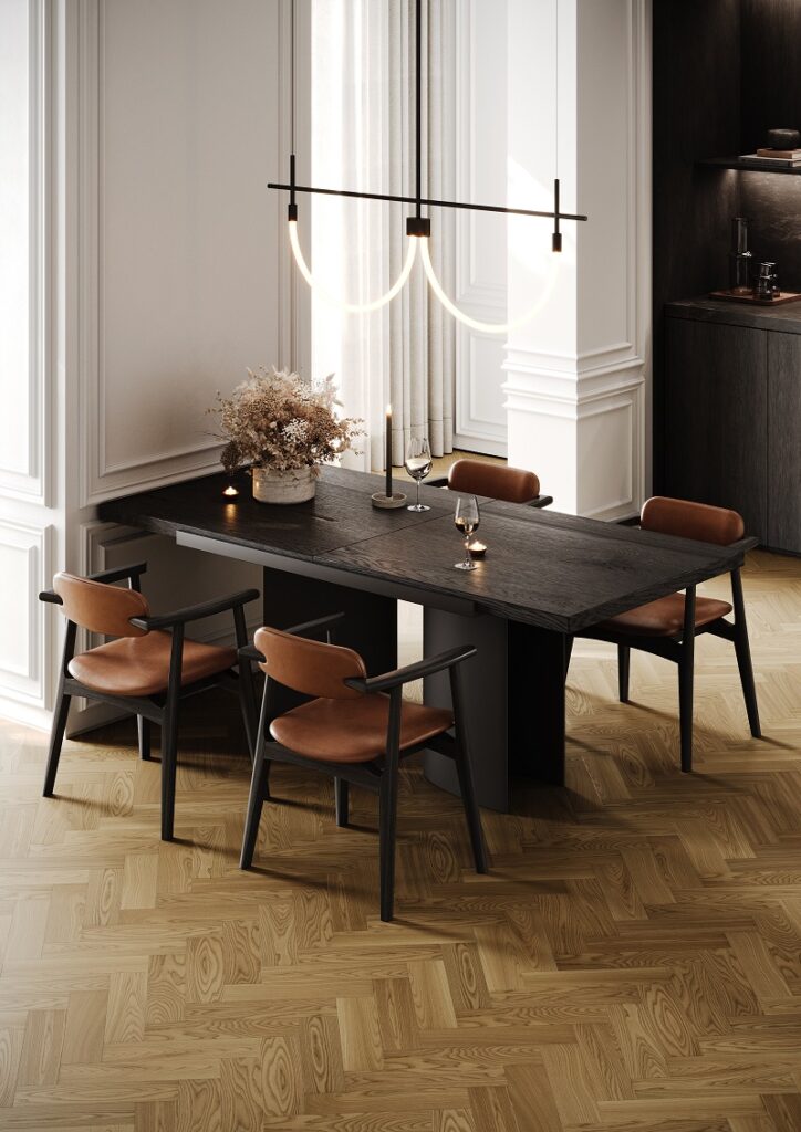 Кварцевый паркет QUARTZ PARQUET Штучный паркет Вяз Кенигсберг 44-550-62 25828 10×40 Замковый