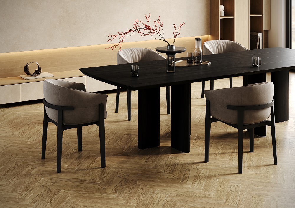 Кварцевый паркет QUARTZ PARQUET Штучный паркет Дуб Карельский 44-419 26246 10×40 Замковый