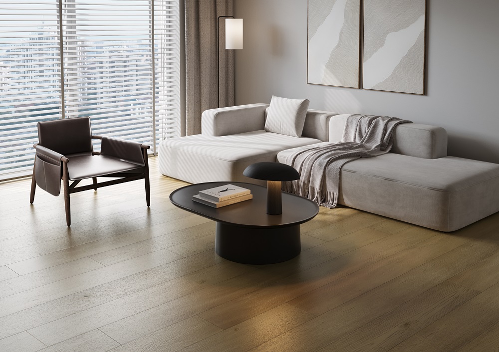 Кварцевый паркет QUARTZ PARQUET Престиж Дуб Карельский 419 27768 19×70-190 Замковый