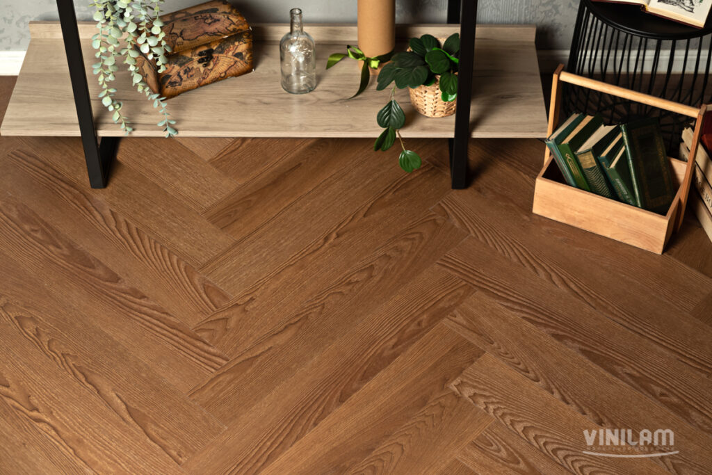 ISOCORE VINILAM Parquet Herringbone Паркет Винсент IS11200 12×72 Замковый