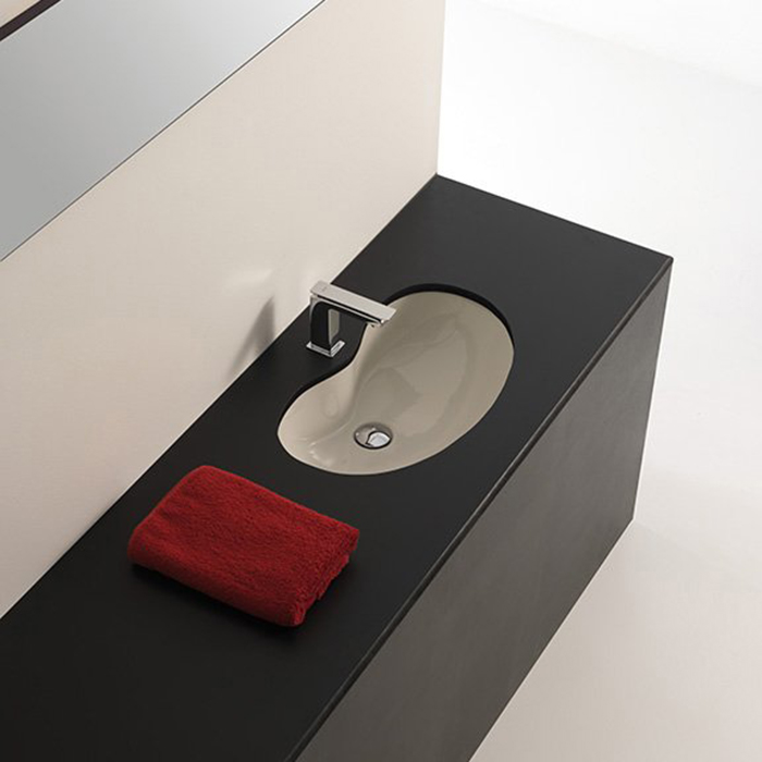 Artceram WASHBASINS IDEA  Раковина встраиваемая снизу 60Х37 см, без отв под смеситель,  без крепежа
